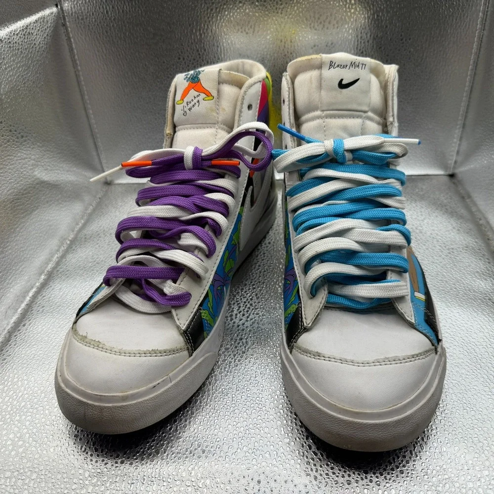 Size 10.5 Nike Flyleather Blazer Mid '77 QS 'Ruohan Wang' Mens Shoes CZ3775-900‎